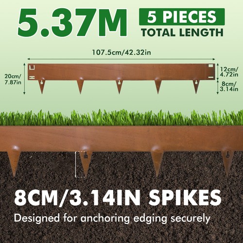 Corten steel lawn - steel, |