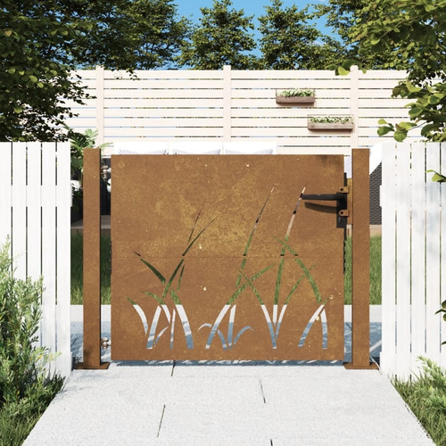 Garden gate 100x75 - gate, corten