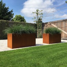 80cm Large Corten Steel Garden