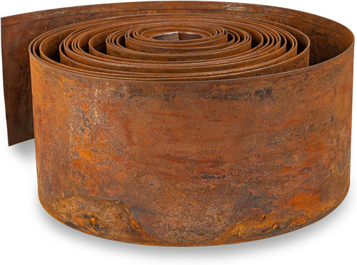 Corten steel lawn edging - lawn,