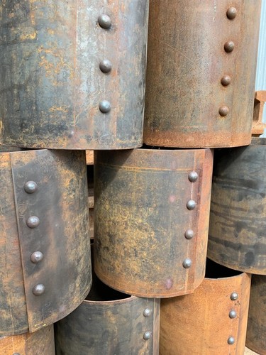 Reclaimed railway corten steel - railway,