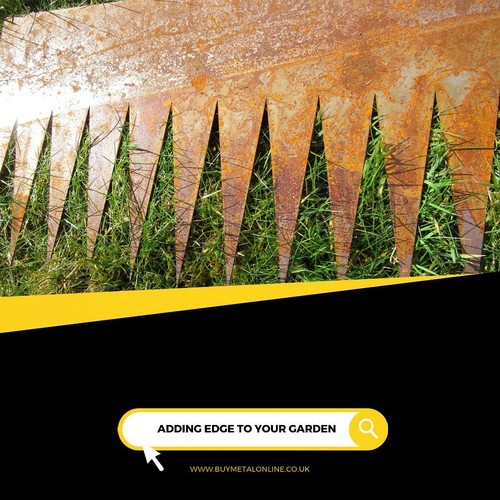 Corten weathering steel edging - corten,