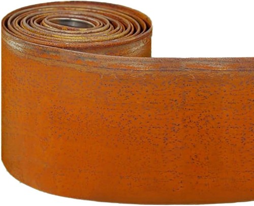 Corten steel metal lawn - lawn, edging