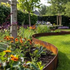 5m Corten Steel Lawn Edging |