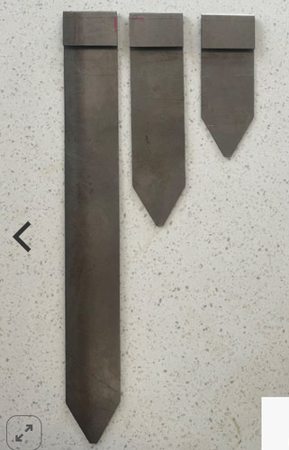 Corten steel fold over pegs - corten,