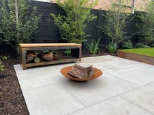 Corten Steel Wood Storage