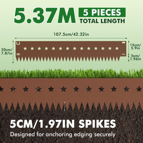 Corten garden lawn edging - garden,