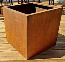 Corten Steel Cube